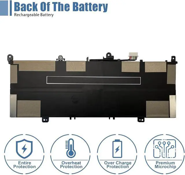 Alt view image 4 of 6 - DK04XL Laptop Battery Replacement for HP Chromebook x360 13c 13.5" Elite C1030 Chromebook Enterprise Series HSTNN-DB9W L93531-2C1 7.7 V 50.97Wh 6290mAh