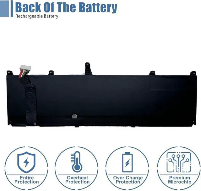 Alt view image 4 of 6 - MN06XL Laptop Battery Replacement for HP ZBook Studio 16 G9 ZBook Studio 16 G10 Series Notebook M82230-005 M82220-1C1 M82220-2C1 TPN-DB1B 11.58V 76Wh 6304mAh