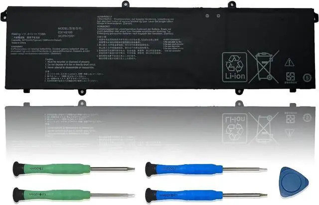 Main image of C31N2105 Laptop Battery Replacement for ASUS VivoBook OLED M1503QA M1403QA M3402QA M3402RA M3502QA K3402ZA K3502ZA S3502ZA Series 0B200-04140000 11.61V 70Wh 5895mAh