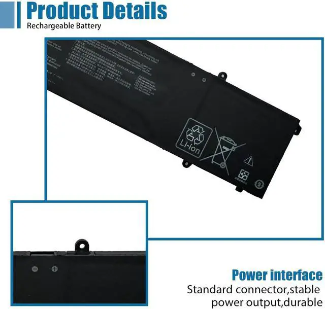 Alt view image 4 of 7 - C31N2105 Laptop Battery Replacement for ASUS VivoBook OLED M1503QA M1403QA M3402QA M3402RA M3502QA K3402ZA K3502ZA S3502ZA Series 0B200-04140000 11.61V 70Wh 5895mAh