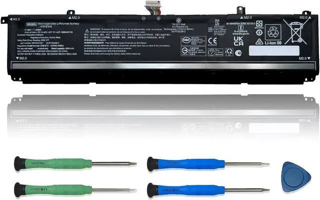 Main image of WK06XL Laptop Battery Replacement for HP Omen 16-b0000 16-b0000TX 16-C0000 Omen 7 Plus 17-ck0000 17T-17T-CK100 CTO Series HSTNN-WB0C HSTNN-OB2I M41640-CD1 11.58V 83Wh 6880mAh