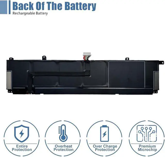 Alt view image 4 of 6 - WK06XL Laptop Battery Replacement for HP Omen 16-b0000 16-b0000TX 16-C0000 Omen 7 Plus 17-ck0000 17T-17T-CK100 CTO Series HSTNN-WB0C HSTNN-OB2I M41640-CD1 11.58V 83Wh 6880mAh