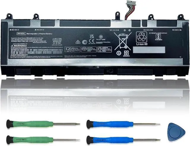Main image of WP06XL Laptop Battery Replacement for HP EliteBook 860 865 G9 860 865 G10 ZBook Firefly 16 G9 G10 EliteBook 865 G11 Series M73470-005 HSTNN-IB9Z M64306-1C1 11.58V 76Wh 6304mAh