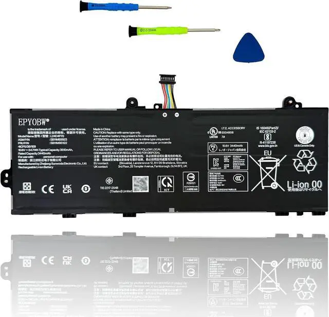 Main image of L24D4P70 Laptop Battery 54.7Wh Compatible with Lenovo ThinkPad X13 Gen 6 / 13w 2-in-1 Gen 3 Series SB11M89923 5B11M90122 L24B4P70 SB11M89925 5B11M90124 L24M4P71 SB11M89924 5B11M90123