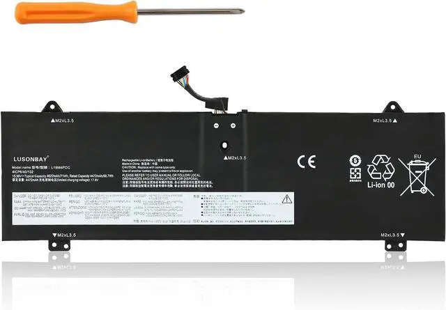 Main image of L19L4PDC L19C4PDC Laptop Battery Compatible with Lenovo Ideapad Yoga 7-14ITL5 7-15ITL5 Series Notebook 5B10Z26482 5B10Z26485 L19M4PDC 5B10Z26479 15.36V 4622mAh/71WH