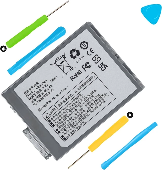 Alt view image 2 of 7 - FZ-VZSU94JS FZ-VZSU94W FZ-VZSU94R Laptop Battery Replacement for Panasonic Toughpad FZ-B2 FZ-M1 MK1 FZ-B1 FZ-B2 FZ-M1C FZ-VZSU94 FZ-VZSU94K FZ-VZSU95 FZ-VZSU95W FZ-VZSU94W FZ-VZSU95JS 7.2V 22Wh