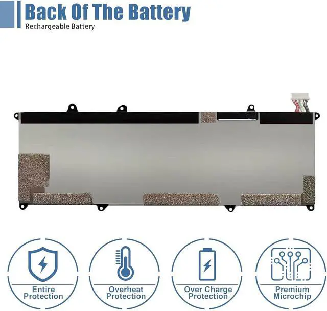 Alt view image 4 of 6 - EP04XL Laptop Battery Replacement for HP Elite Dragonfly G1 2019 Elite Dragonfly G2 2020 Series HSTNN-DB9J HSTNN-IB8Y L52448-1C1 L52448-241 L52581-005 7.7V 56.2Wh 7000mAh