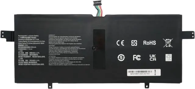 Main image of HBFVG BTY-S3B Laptop Battery Replacement for MSI Summit E13FlipEvo MS-13P3/P4 Series(15.4V 70.07Wh)