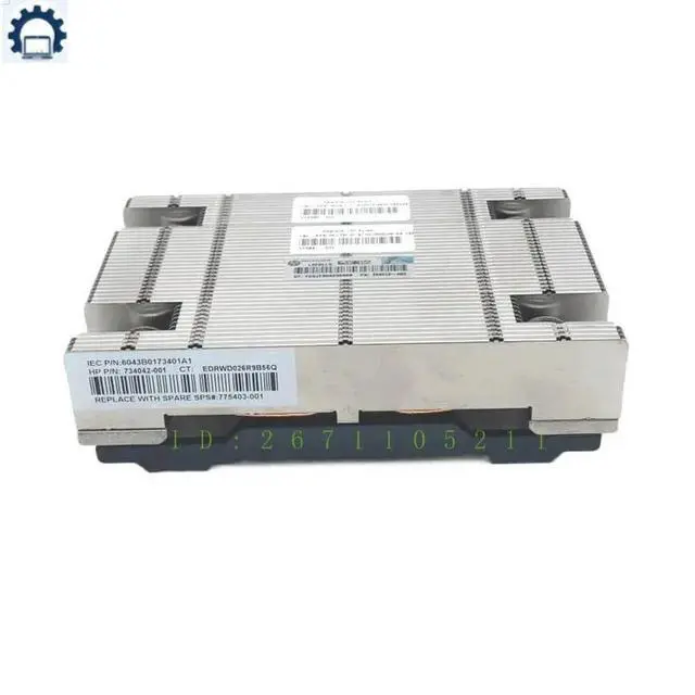 Alt view image 4 of 6 - 734042-001 734043-001 775403-001 For DL360 G9 Gen9 Server Heatsink 100% Tested