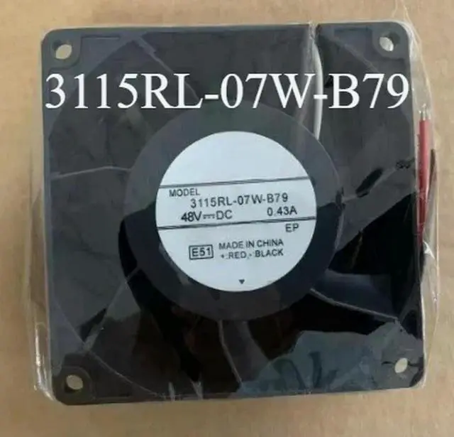 Main image of 3115RL-07W-B79 48V 0.43A Cooling Fan 80X80X38MM Expedited shipping