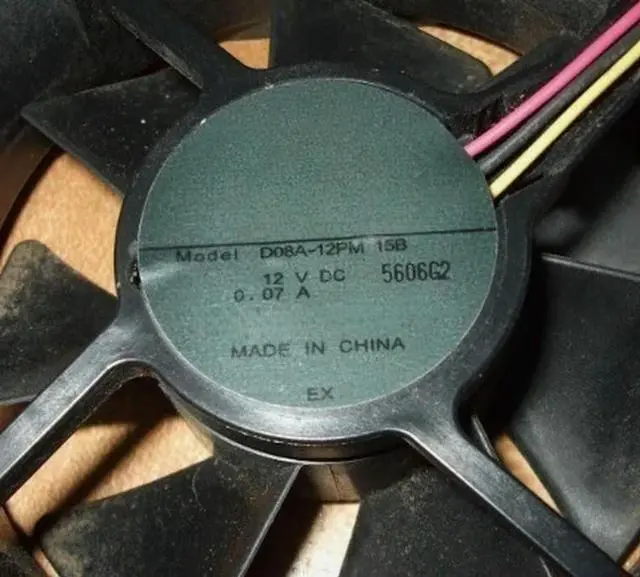 Main image of D08A-12PM 09A D08A-12TM 06A 12V 0.08A 8CM 80*80*25MM Silent Cooling Fan Fast Delivery