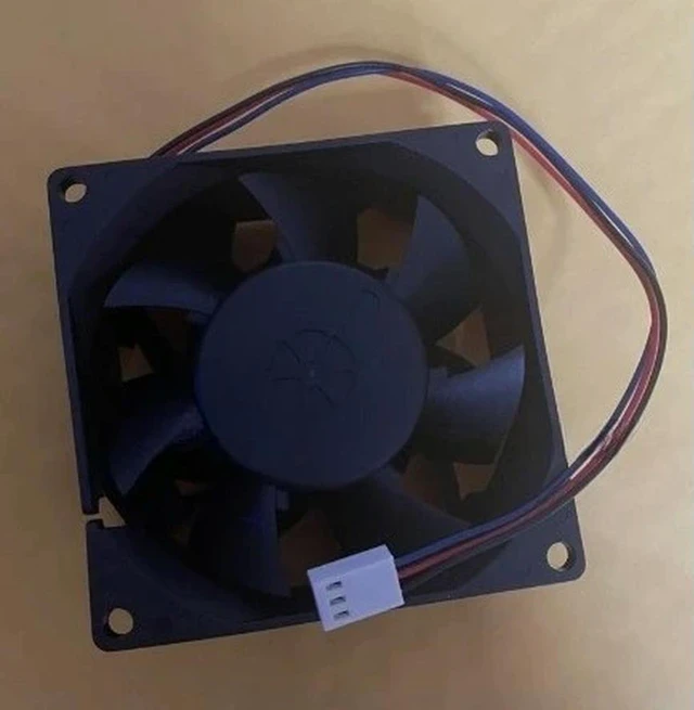 Alt view image 2 of 3 - Electronics AFB0824SHE AK41 DC 24V 0.50A 80x80x38mm Server Cooling FanFast Delivery