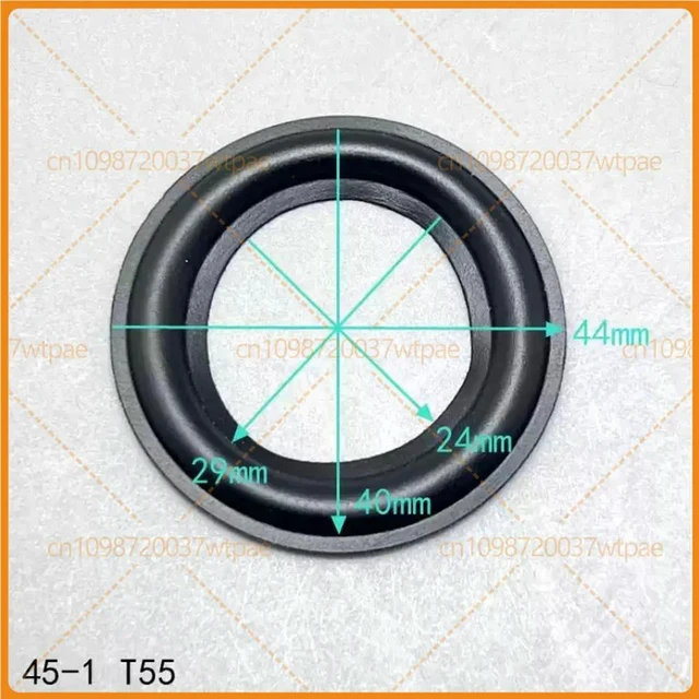 Alt view image 5 of 6 - 5PCS For Beats Pill 1.25 Inch Rubber Surround OD45mm Model 45-1 T-55 Full Range Speaker Repair Parts
