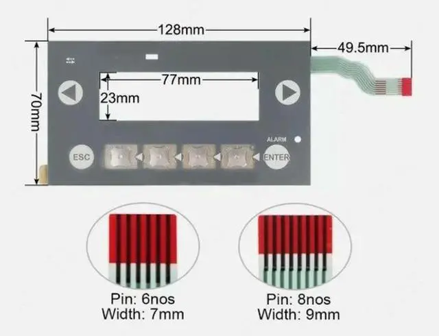 Alt view image 5 of 6 - Xbt-n400 XBT N400 membrane push button switch Fast delivery