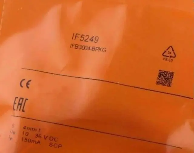 Alt view image 5 of 6 - IF5249 IF5250 IF5251 IF5252 IF5254 IF5291 IF5576 Proximity Switch Fast delivery