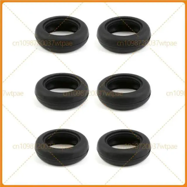 Alt view image 4 of 6 - For NICEHCK Silicone Ear Tips Non-slip Rubber Ear Pads Replacement Sleeves For Flat Head Earphones Black3 pairs
