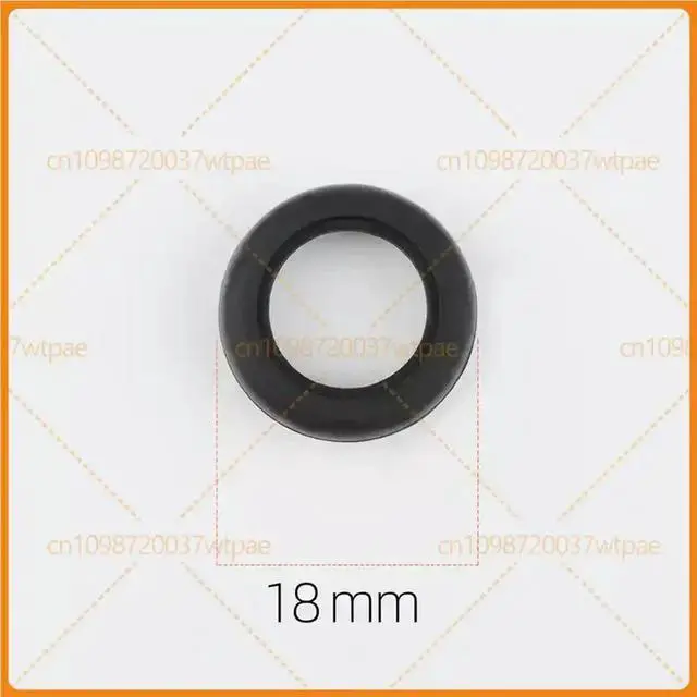 Alt view image 6 of 6 - For NICEHCK Silicone Ear Tips Non-slip Rubber Ear Pads Replacement Sleeves For Flat Head Earphones Black3 pairs