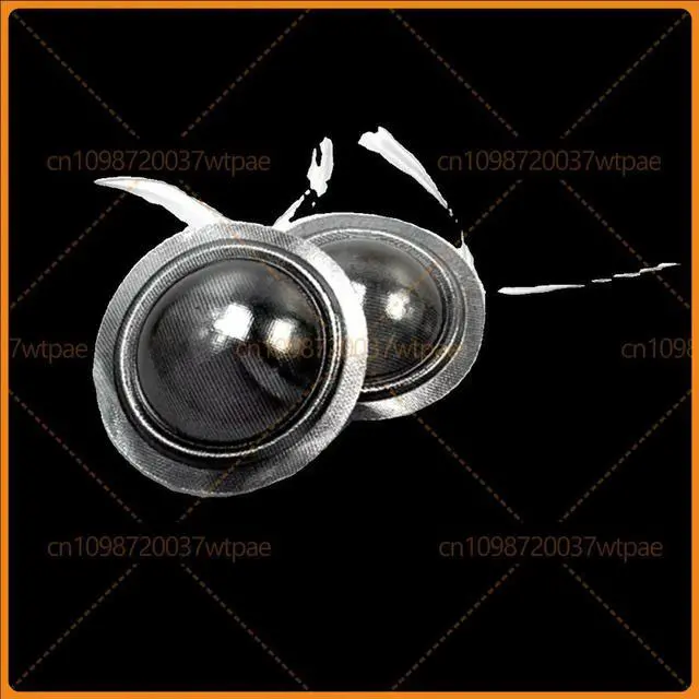 Alt view image 4 of 6 - 2pcs For Swans 25.5mm Crystal Dome Tweeter Diaphragm Voice Coil Extended Lead Replacement Speaker Parts