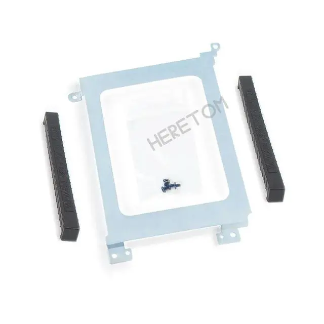 Alt view image 2 of 3 - 03FDY3 For precisio 5530 xps15-9570 Hard Drive HDD Bracket Caddy 3FDY3 +Rubber Rail +Screws