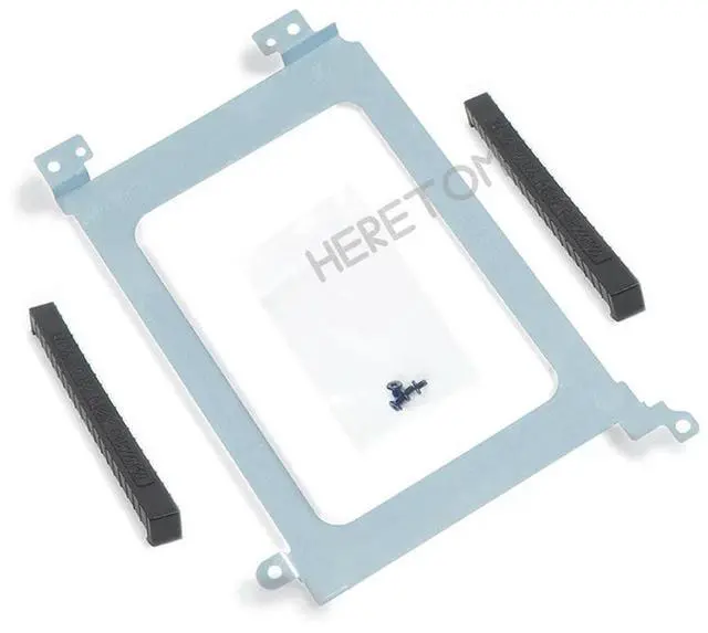 Main image of 03FDY3 For precisio 5530 xps15-9570 Hard Drive HDD Bracket Caddy 3FDY3 +Rubber Rail +Screws