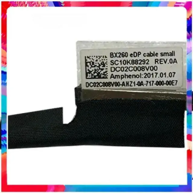 Alt view image 2 of 2 - for ThinkPad X240 X250 X260 X270 LCD on DP Cable Amphenol FHD Screen Video Cable Wire e 01AV932 SC10K88292 DC02C008