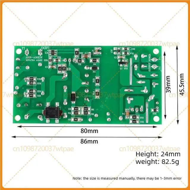 Alt view image 6 of 6 - For 220V 380V To 12V Isolated Switching Power Supply Bare Board, 36W 3A DC Stabilized Voltage Power Module Mainboard