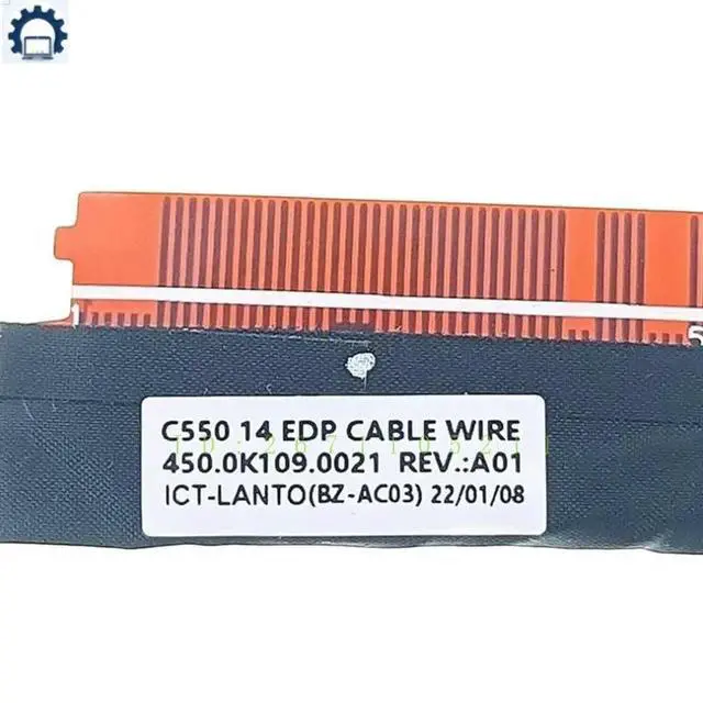 Alt view image 2 of 3 - 5C10S30056 For Flex 5-14ARE05 5-14IIL05 5-14ITL05 5-14ALC05 LCD EDP Cable C550-14 450.0K109.0001 450.0K109.0021
