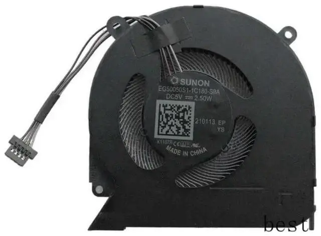 Alt view image 2 of 3 - Laptop CPU Cooling Fan For Tongfang PH4TUX1 XPG 14 XENIA14I5G11 XENIA 14 THER7PH4TX-1411 EG50050S1-1C180-S9A