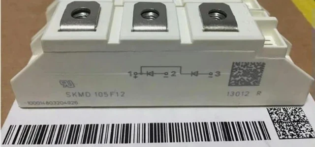 Alt view image 4 of 6 - 1PCS SKMD150F12 SKMD150F 1200V 220A Pair-Common Cathode Fast Diode Module Expedited shipping