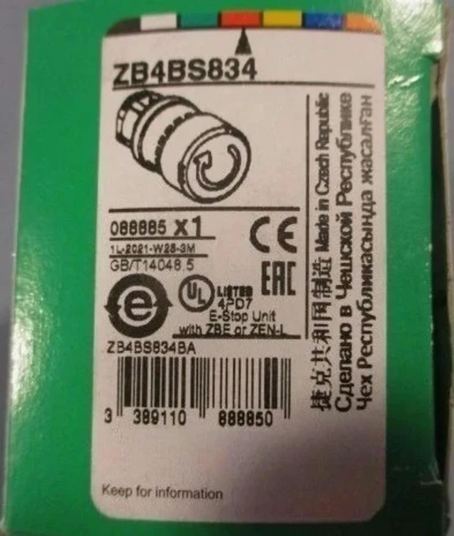 Alt view image 5 of 6 - ZB4BS834 Emergency stop Stock 1pcs Fast delivery