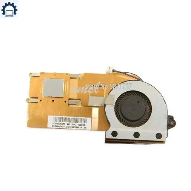 Alt view image 2 of 3 - CPU Cooler Heatsink Fan For VivoBook S200E X201E X202E V X202EP F201E Q200E I EF50050S1-C170-S99 AB05105HX060B00