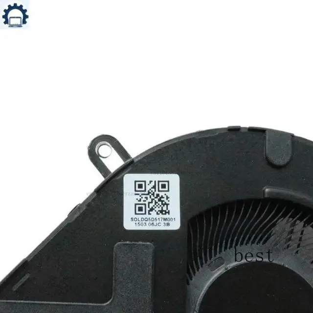 Alt view image 2 of 3 - Laptop CPU Cooling Fan For pavilion 15-EG 15-EH UMA EG50040S1-1C290-S9A DC5V 2.5W TPN-Q245/Q246 M14818-