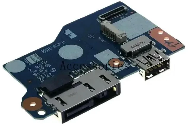 Alt view image 2 of 3 - FORLaptop DC Jack Power Charging USB Board For ThinkPad E560 E565 00UP284 NS-A561
