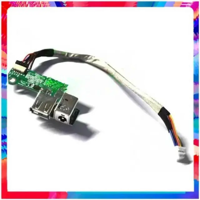 Main image of DC power jack with USB cable port Board 90W for Pavilion dv6000 laptop