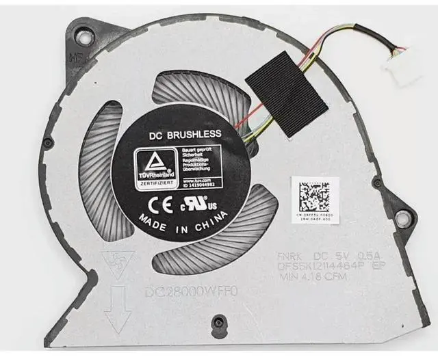 Main image of CPU Cooling Fan For Vostro 15 3515 3525 3530 3535 0RFF51 FNRK dc5v