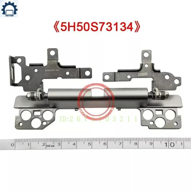 Alt view image 2 of 3 - 1Pair Laptop LCD Hinges For ThinkPad L13 Gen 1 2 / S2 Gen 6 5th Left & Right Screen Axis Replacement 5H50S73134