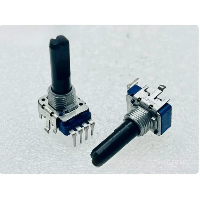 Alt view image 5 of 6 - 2pcs RK11 Rotary Potentiometer B5K 23mm Shaft Center Detent Volume Control for ALPS Mixer Amplifier