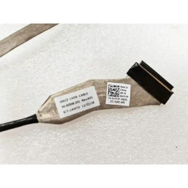 Alt view image 3 of 3 - For VOSTRO V13 3350 V3350 screen cable 0H7Y7P 50.4ID08.001