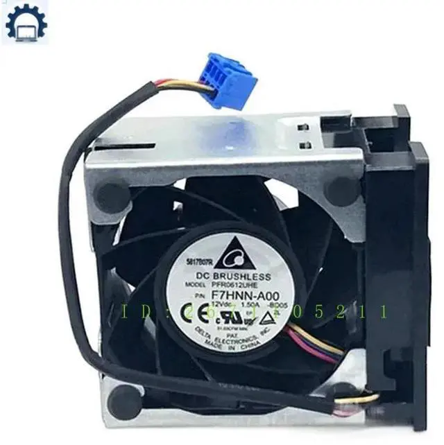Main image of 01KVPX 1KVPX For PowerEdge R520 Server Cooling Fan Heatsink Cooler Fan Radiator Replacement Parts
