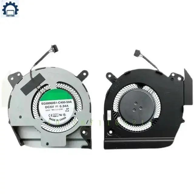 Alt view image 3 of 3 - 0YX3WM For Latitude 5401 Laptop Cooling Fan Cooler Fan Heatsink Radiator EG50060S1-C400-S9A YX3WM CN-0YX3WM