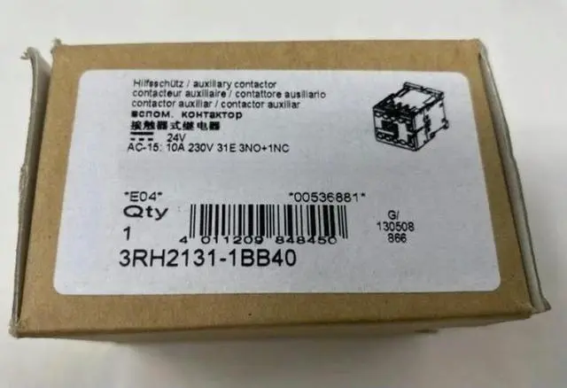 Alt view image 4 of 6 - 3RH2131-1BB40 3RH2131 1BB40 10A Contactor 3P 3PH 24V Coil 230V 31E 3NO + 1NC Fast Delivery