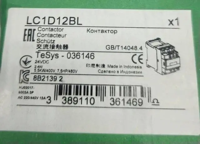 Alt view image 4 of 6 - LC1D12BL DC24V DC contactor Fast Delivery