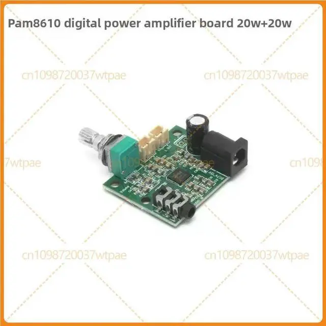 Alt view image 4 of 6 - 2PCS For PAM8610 Digital Amplifier Board 20W+20W Speaker Audio Module