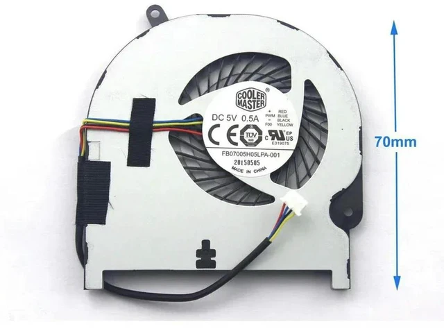 Alt view image 3 of 3 - CPU Fan For Satellite E45W-C L55W-C Radius P55W-C