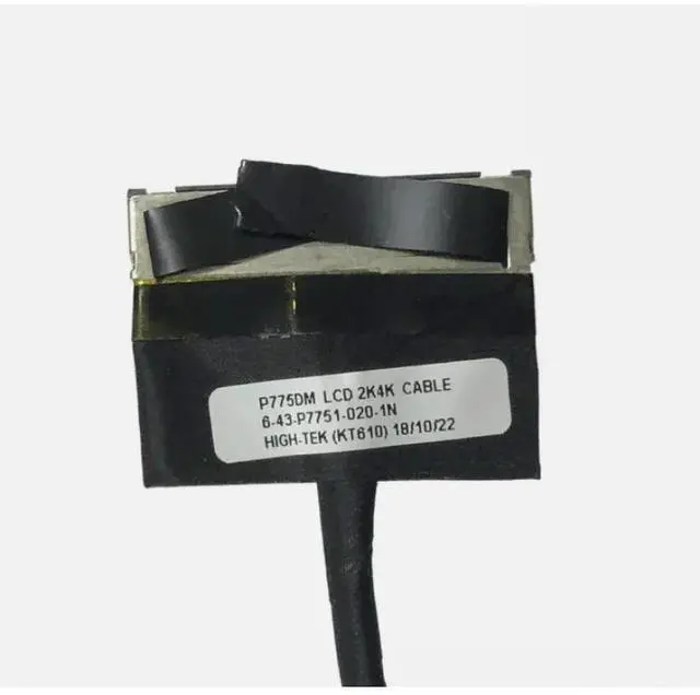 Alt view image 3 of 3 - For CLEVO P775DM P775DM2 DM3 LCD screen Cable 4k 40pin 6-43-P7751-020-1N