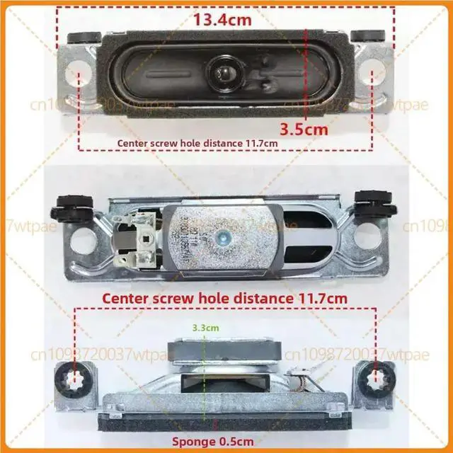 Alt view image 5 of 6 - 2pcs For 39PHF5459/T3 43PFF6395/T3 43PFF5292/T3 TV Built-in Speaker Replacement