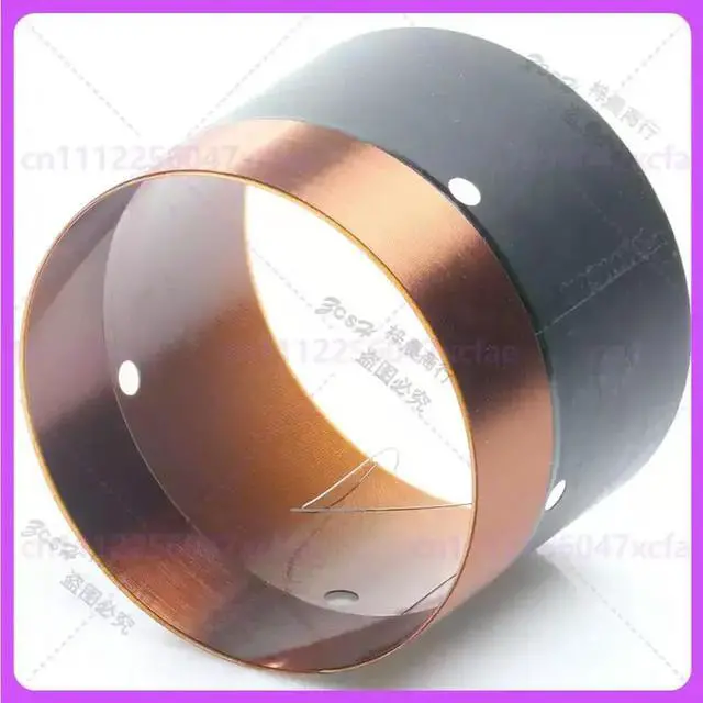 Alt view image 5 of 6 - For 65mm Woofer Voice Coil Round Wire Fiberglass Frame Single Layer Copper Winding High Power 65 Core Speaker Parts