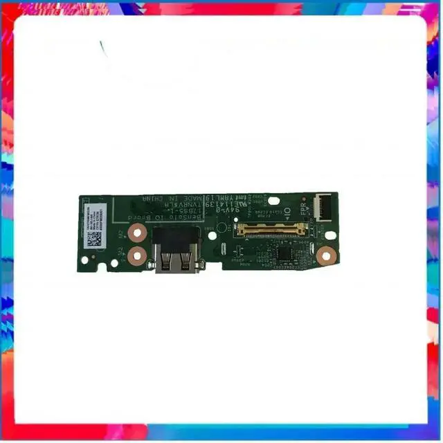 Alt view image 2 of 3 - For Inspiron 14 5481 5482 5491 2-in-1 power button USB SD card reader board W cable 2y03w 02y03w