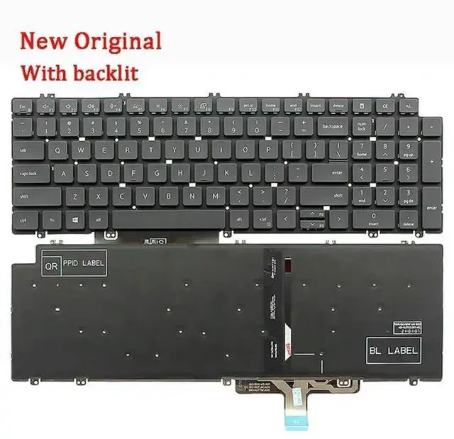 Alt view image 3 of 3 - FORGenuine Laptop Rreplacement Keyboard Compatible for Precision 7550 7750 7760 7560 3560 3561 5520