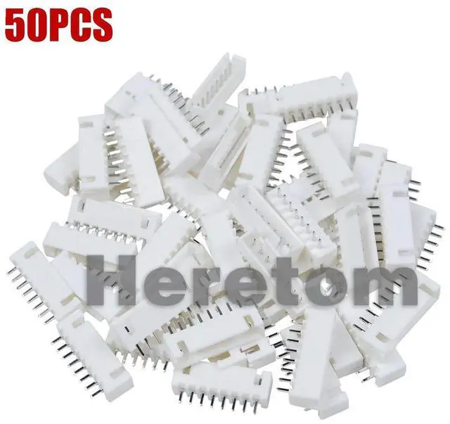 Main image of 50PCS JST XH2.54mm 8-Pin Straight Wire Cable Connector Header Male PCB